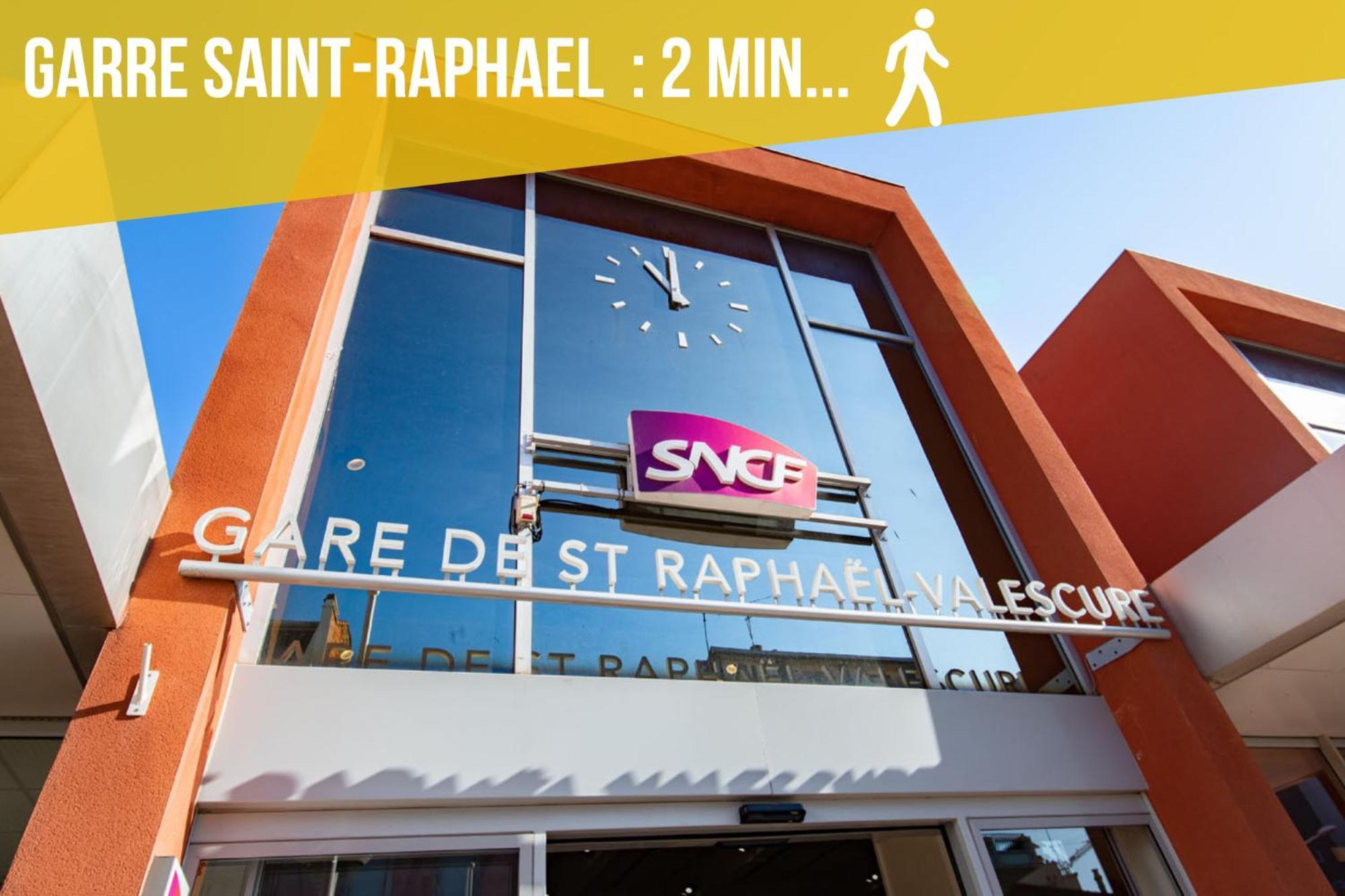 Studios Raffines Avec Terrasses - Plages, Ville Et Gare A Pied - Maison Raphael Saint-Raphael  Ngoại thất bức ảnh
